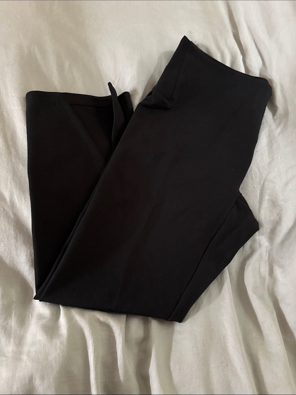 SPANX leggings, split hem